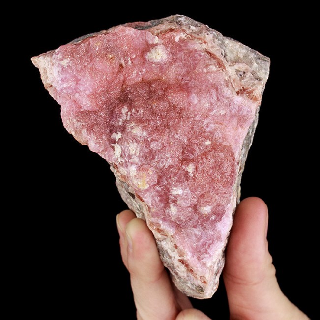 4.4" Lustrous LavenderPink COBALTOAN CALCITE Crystals on Matrix Morocco for sale