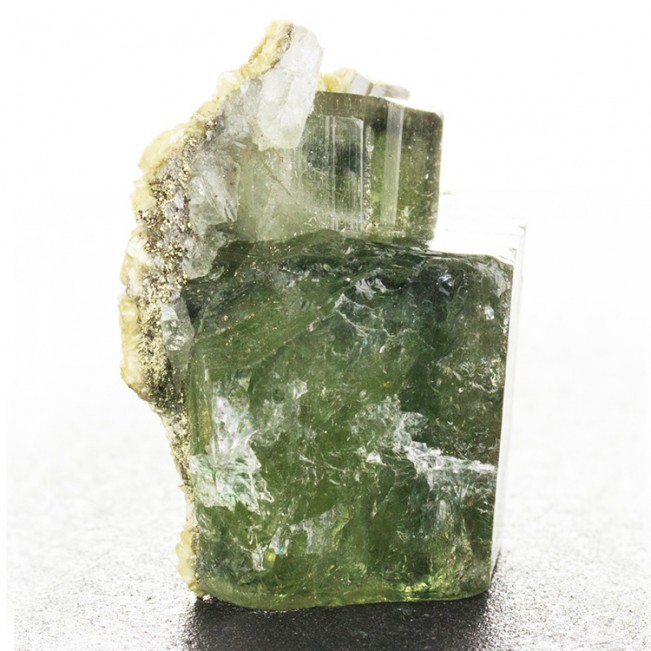 1.5" Dark Blue Green Gem FLUOR APATITE DT Crystal Panasquiera Portugal for sale