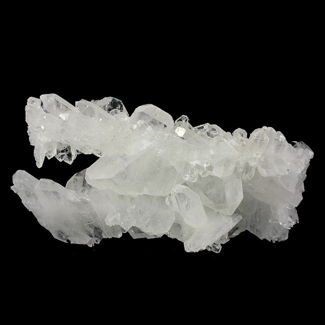 4.8" ComplexClear FADEN QUARTZ Multi Crystal Cluster Pakistan No Damage for sale