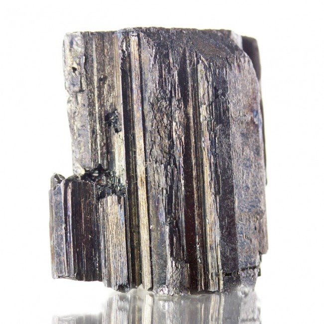 1.1" Brilliant BOURNONITE Sharp Silver Gray Terminated Crystal-China-for sale