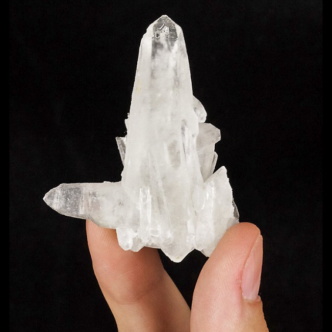 2" 89 degree Shiny Clear Long Arms JAPAN LAW TWIN QUARTZ Crystal Peru for sale