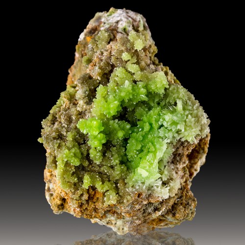 2.2" Sparkly Lime Green PYROMORPHITE Crystals...