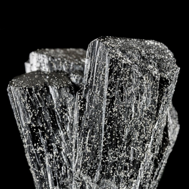 2.1" GleamingBlack ILVAITE Multi-Terminated VerySharp Crystals Mongolia for sale