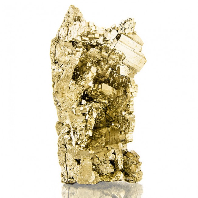 2.8" Brilliant Shiny Brassy PYRITE Pseudo Marcasite Crystals Nanasivik for sale