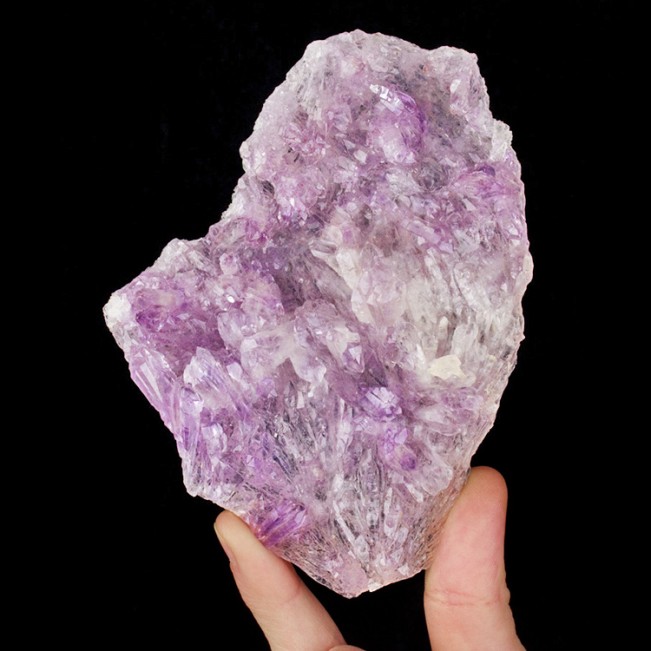 5.2" Gem LavendarPurple AMETHYST FLOWER Shiny Radiating Crystals Brazil for sale