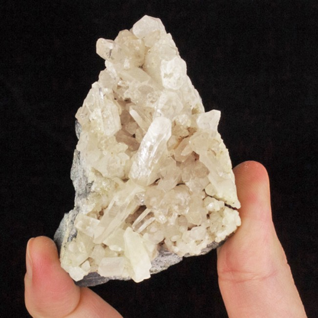 2.8" Sharp WaterClear V-Twinned JAPAN-LAW QUARTZ Crystal on Matrix Peru for sale