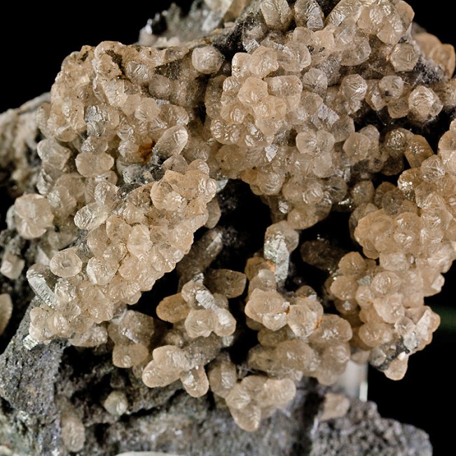 3.2" Pale Pink SMITHSONITE Crystals to 4mm on Matrix Tsumeb Namibia for sale