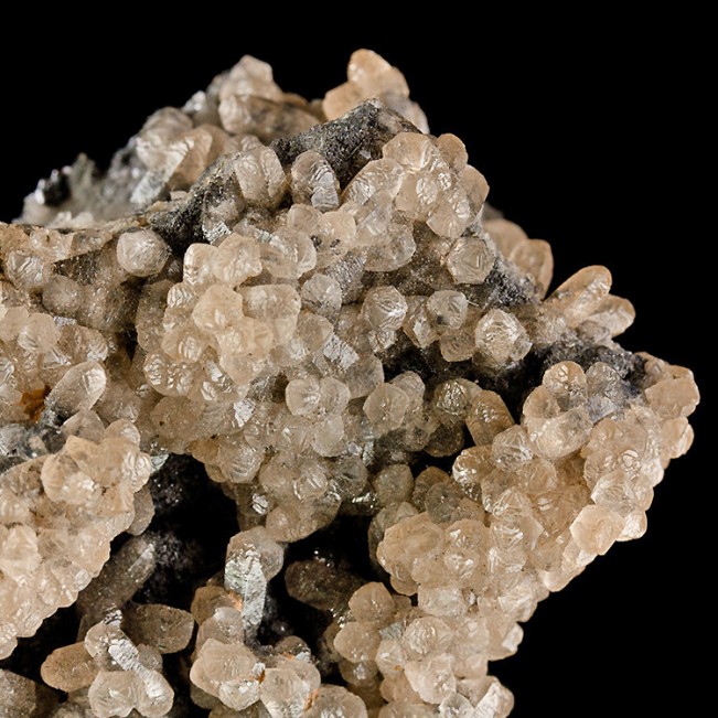 3.2" Pale Pink SMITHSONITE Crystals to 4mm on Matrix Tsumeb Namibia for sale