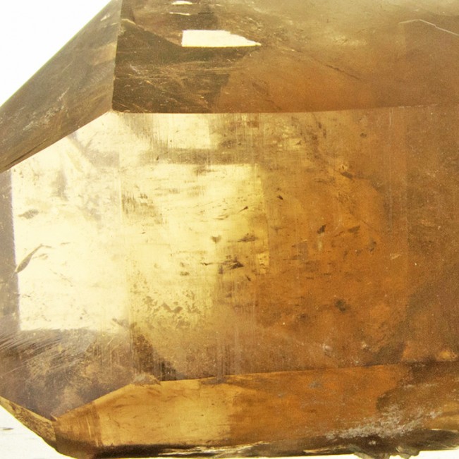 10.8" Sharp Gemmy Smoky CITRINE QUARTZ Large Terminated Crystal Brazil for sale