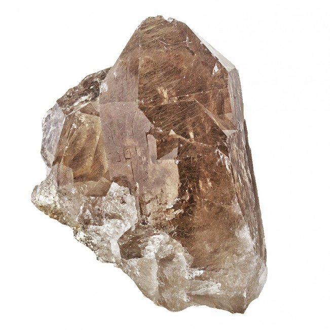 4.1" Golden RUTILATED QUARTZ Terminated Natural Crystal Cluster Brazil for sale
