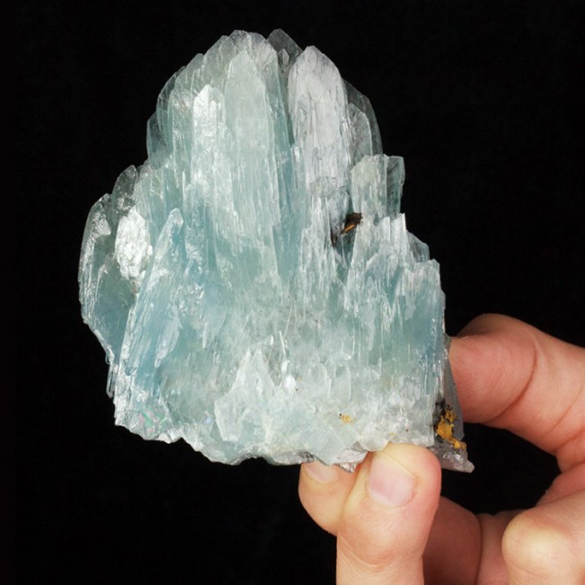 3.1" Delicate Lustrous BLUE BARITE Terminated Crystal Sprays Morocco for sale