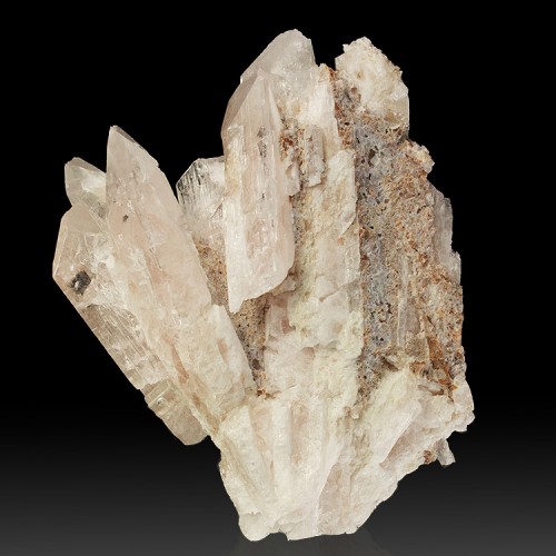 5.9" Pink Capped DANBURITE Gemmy Striated Cry...