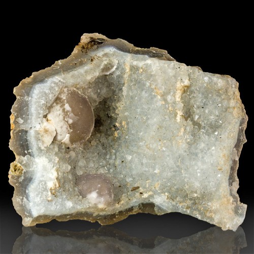 4" Foggy Yellow BALL FLUORITE 2 Balls on Quar...