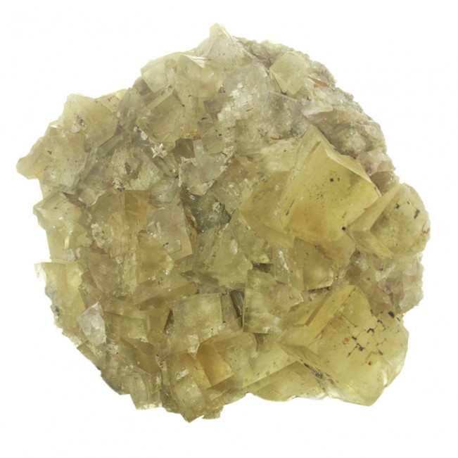 5.5" Sharp Cubic Yellow FLUORITE Gemmy Crystals w/Gray Phantoms Morocco for sale