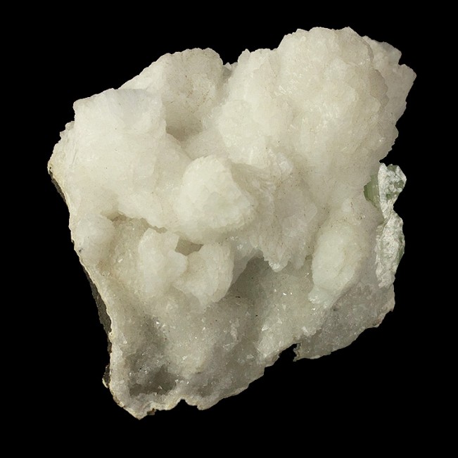 3.5" SnowWhite GOOSECREEKITE Crystals on Glittering Quartz Matrix India for sale