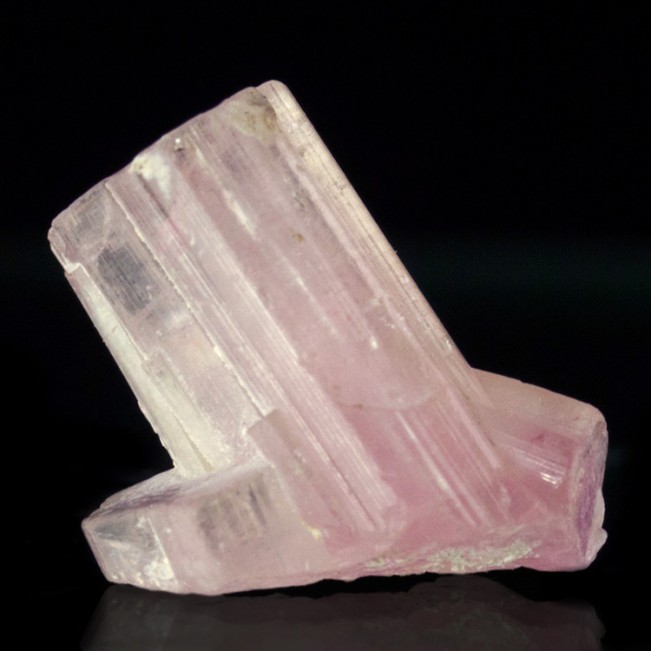 .9" 30ct Lustrous Terminated Rosy Pink TOURMALINE Crystal Afghanistan for sale