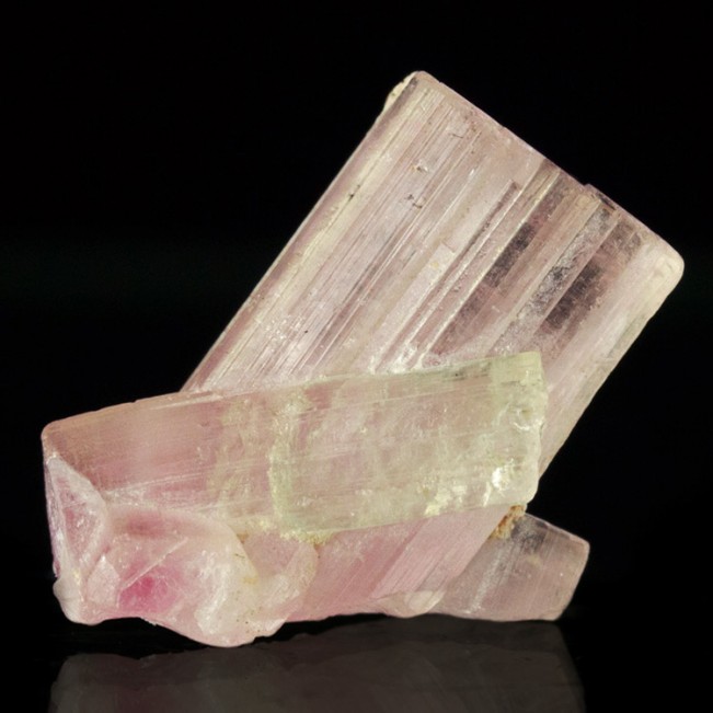 .9" 30ct Lustrous Terminated Rosy Pink TOURMALINE Crystal Afghanistan for sale