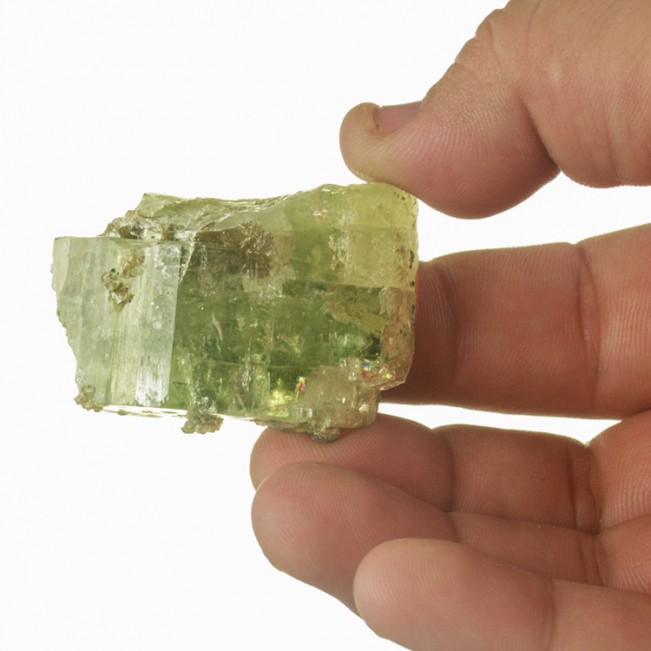 2" Gemmy Blue-Green FLUOR APATITE Crystal Panasquiera Portugal for sale