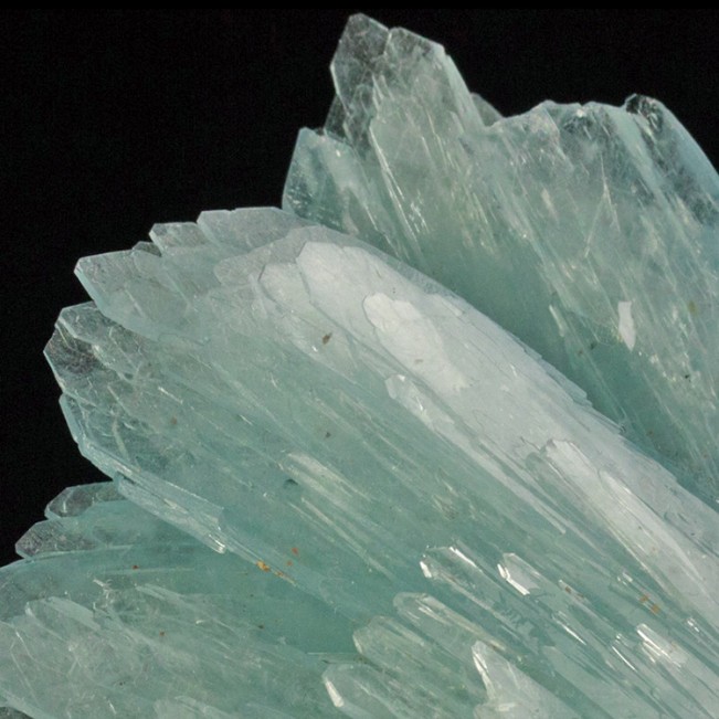 2.5" See-Through Sky Blue BARITE Sharp Terminated Crystals Morocco for sale