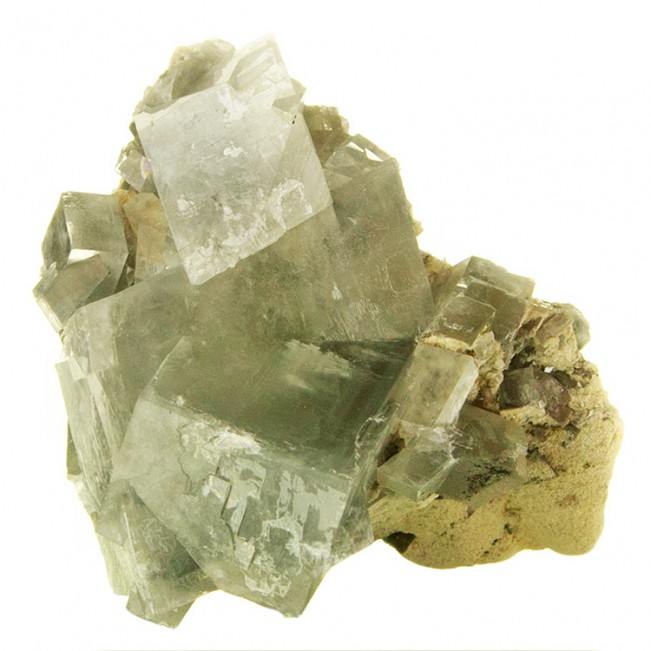 3.5" SharpTransparent Phantom DOLOMITE Crystals on Matrix Navarra Spain for sale