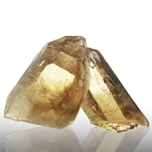 6.1" Intersecting Gem Clear CITRINE QUARTZ Te...