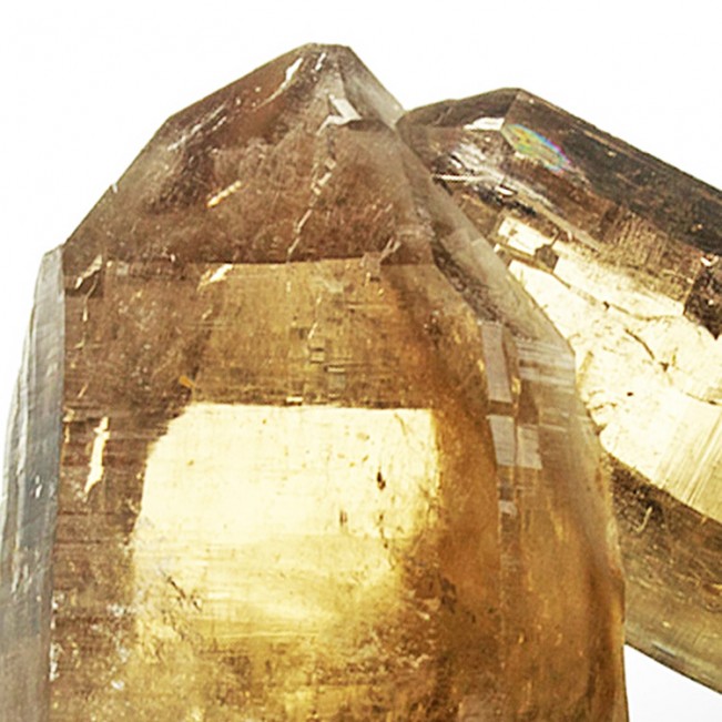 6.1" Intersecting Gem Clear CITRINE QUARTZ Terminated Crystals Brazil for sale