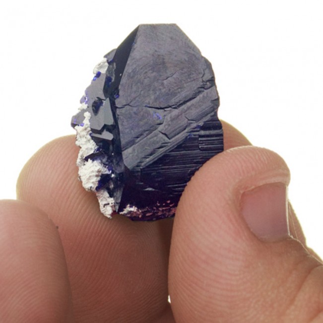 1" Stunning IndigoBlue Sharp Undamaged AZURITE Crystal Milpillas Mexico for sale
