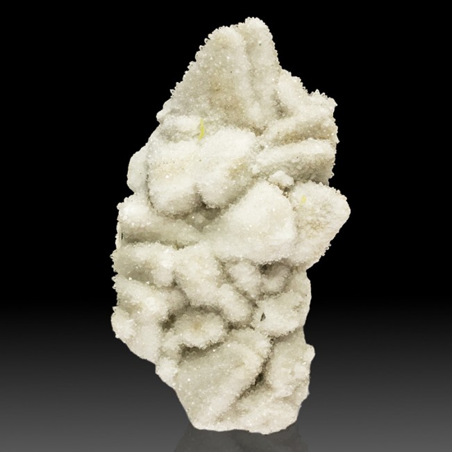 4.4" Sparkling Snow White MILKY QUARTZ Pseudos Over Calcite Colorado for sale