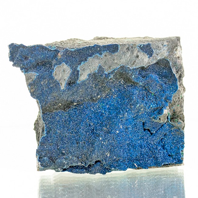 2.6" Twinkling CORNETITE Druzy Crystals Midnight Blue Phosphate Congo for sale