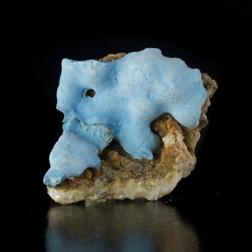 2.4" Turquoise Blue SHATTUCKITE Crystal Smoot...