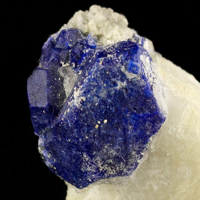 1.4" Navy Blue LAZURITE LAPIS LAZULI Sharp Crystals to .8" Afghanistan for sale