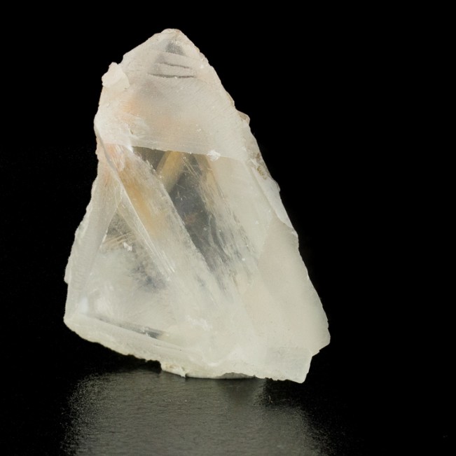 1.8" Sharp Lustrous Heart-Shaped Clear JAPAN LAW QUARTZ Crystal Brazil for sale