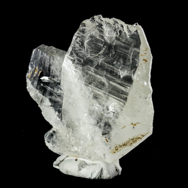 1.9" Sharp Clear JAPAN-LAW QUARTZ TWIN Terminated Crystal Madagascar for sale