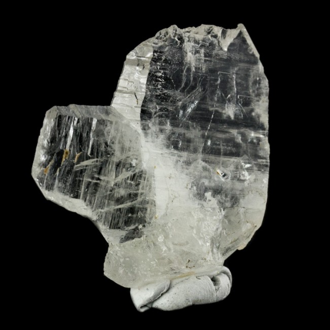 1.9" Sharp Clear JAPAN-LAW QUARTZ TWIN Terminated Crystal Madagascar for sale