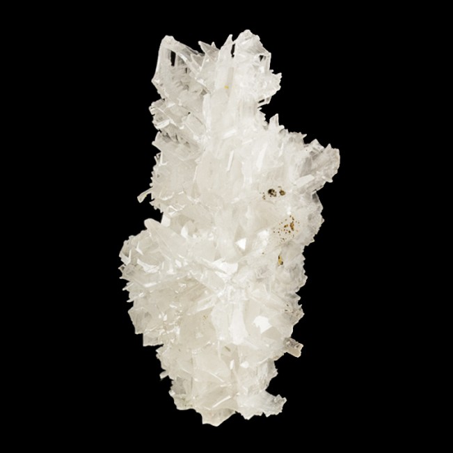 1.9" Shiny Snowflake CERUSSITE Crystals Reticulated Twins Nahlak Mine Iran for sale