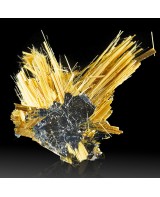 1.1" Golden RUTILE Needles Shooting from HEMA...