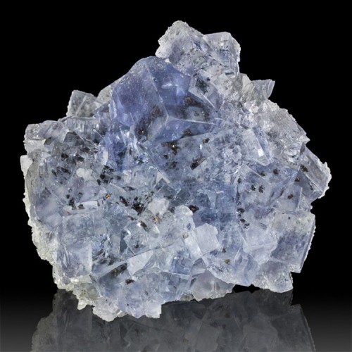 2.2" Sky Blue Gem Clear FLUORITE Crystals Cha...