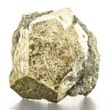 2.9" Gleaming Golden PYRITE CRYSTAL on Black ...