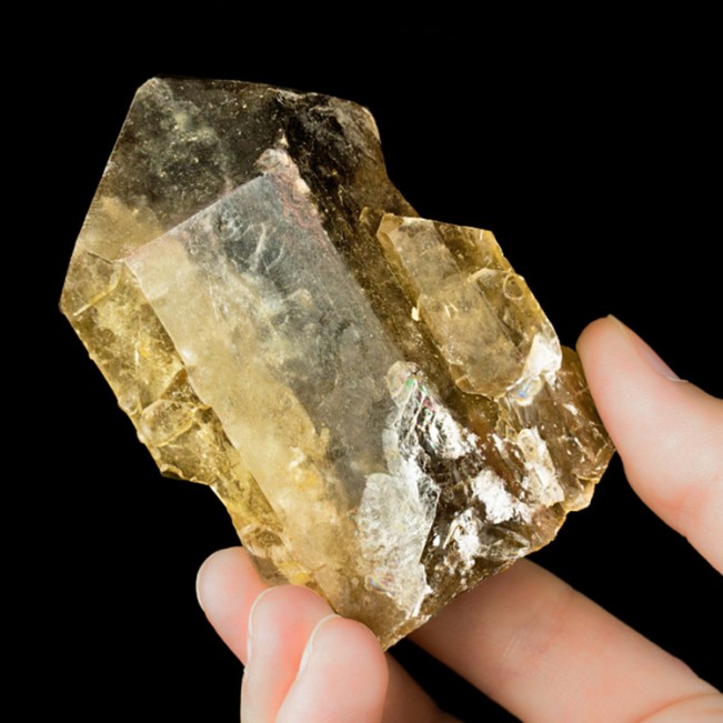 3.2" RecentFind GoldenYellow BARITE Sharp Gemmy Prismatic Crystal Spain for sale