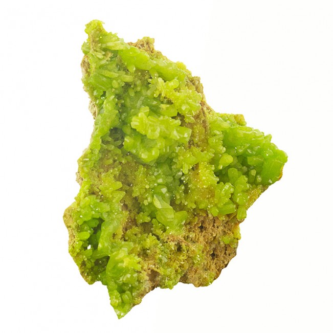 2.6" Aesthetic Bright AppleGreen PYROMORPHITE Terminated Crystals China for sale