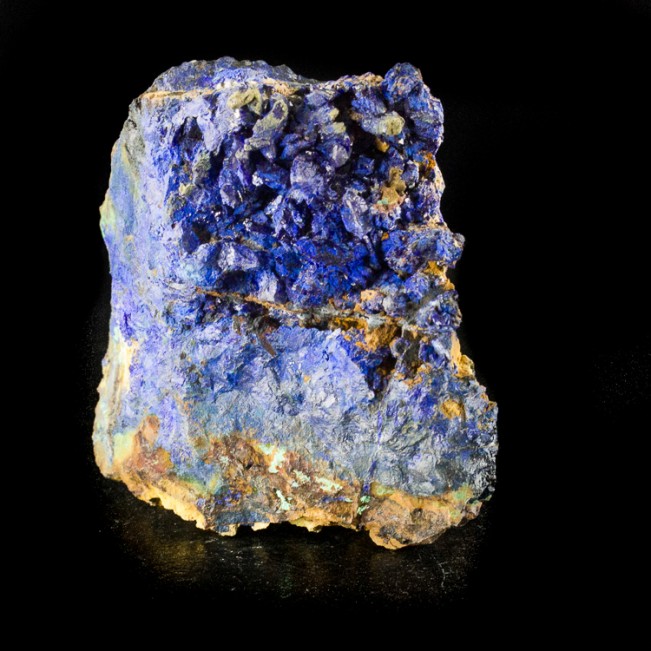 2.6" Flashy Ultramarine Blue AZURITE CRYSTALS to .3" on Matrix Congo for sale