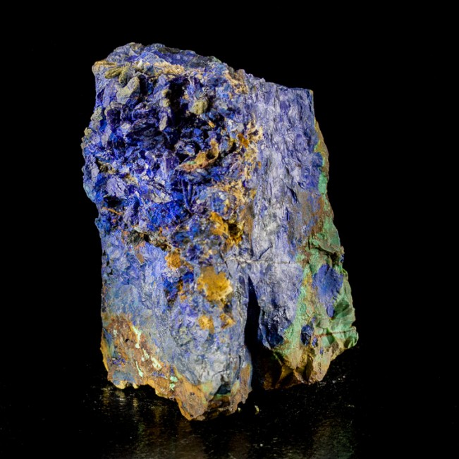 2.6" Flashy Ultramarine Blue AZURITE CRYSTALS to .3" on Matrix Congo for sale