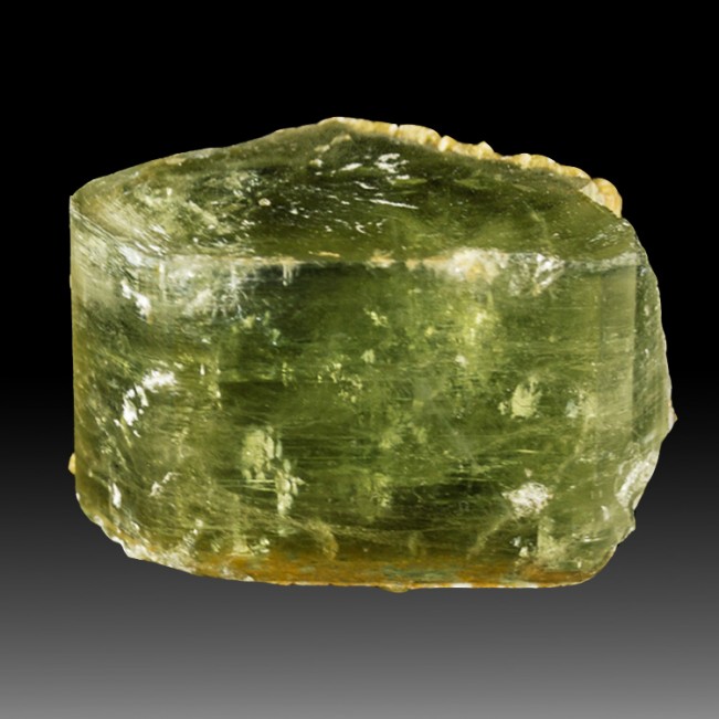 1.4" Gemmy Zoned Yellow-Green APATITE Crystal DblTerminated Panasquiera for sale