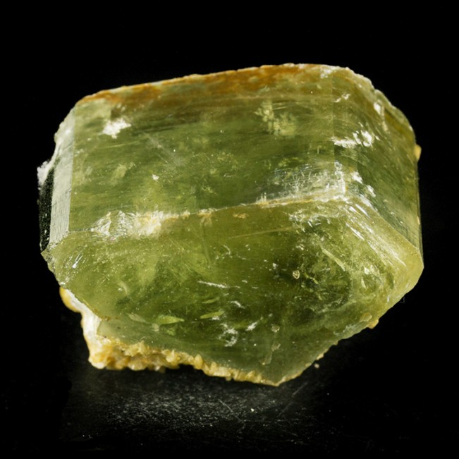 1.4" Gemmy Zoned Yellow-Green APATITE Crystal DblTerminated Panasquiera for sale