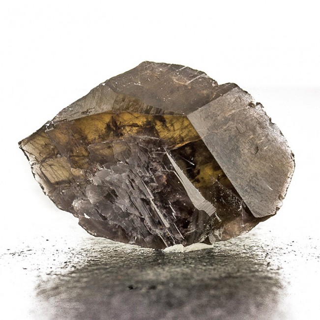 1.2" Translucent Chocolate Brown AXINITE Wedge-Shaped Crystal Brazil for sale