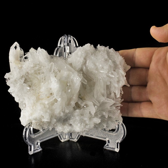 6.1" Dramatic Stick Up All Over PORCUPINE QUARTZ Crystals to 2.5" Peru for sale