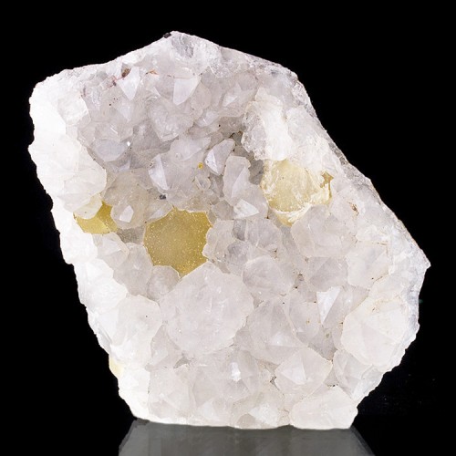 3.9" BALL FLUORITE Pastel Yellow Crystal Hemi...