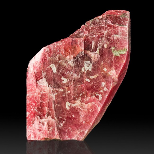 1.9" Dramatic Cherry Red RHODONITE Crystal w/2 SmoothSharp Faces Brazil for sale