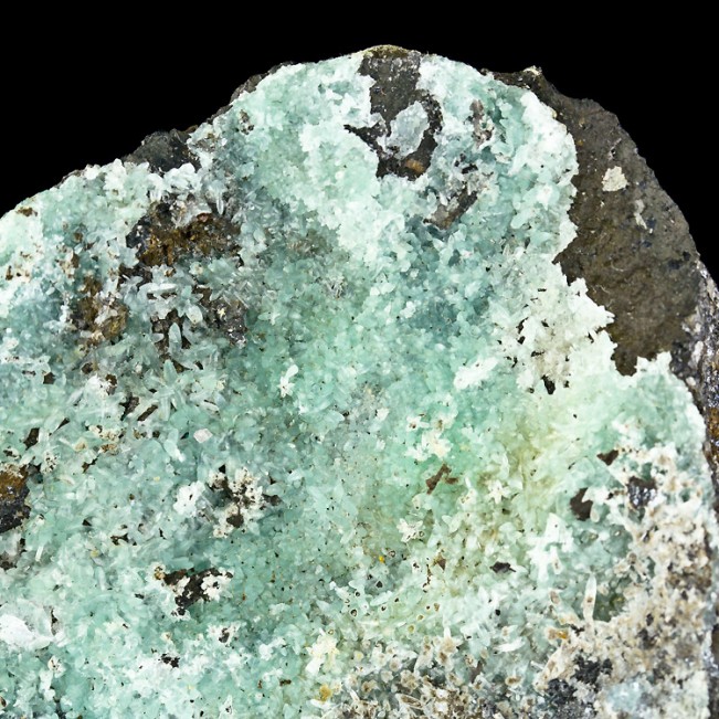 3.4" Grayish Blue SMITHSONITE Crystals on Matrix Broken Hill Australia for sale