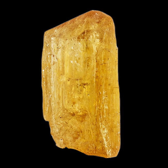 1.4" 77.2ct Orange Gold IMPERIAL TOPAZ Terminated Gemmy Crystal Brazil for sale
